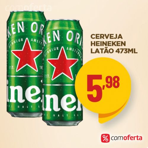 Cerveja Heineken 473ml - Latão