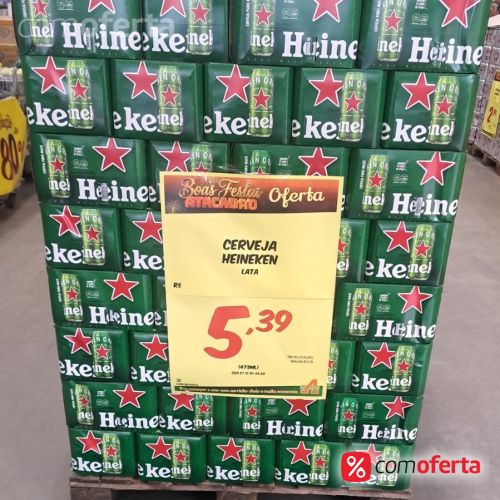 Cerveja Heineken 473ml - Latão