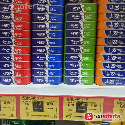 Sardinha Gomes Da Costa 125g