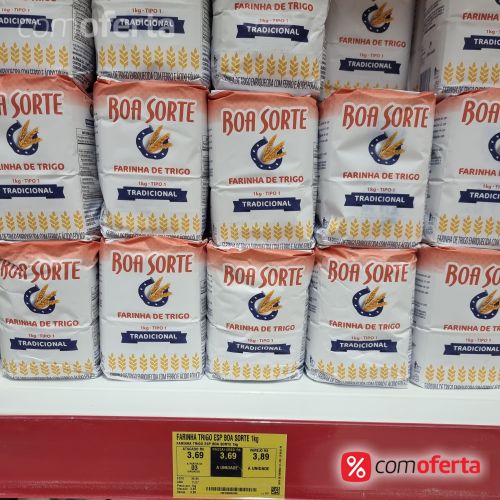 Farinha de Trigo Boa Sorte 1kg