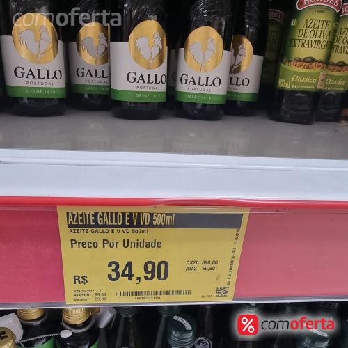 Azeite Gallo Português Virgem 500ml