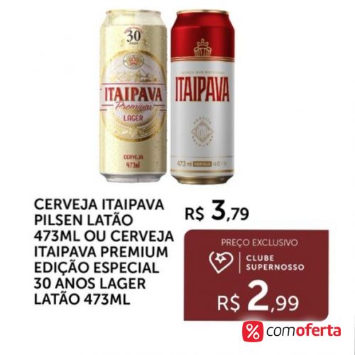 Cerveja Itaipava Premium 473ml - Latão
