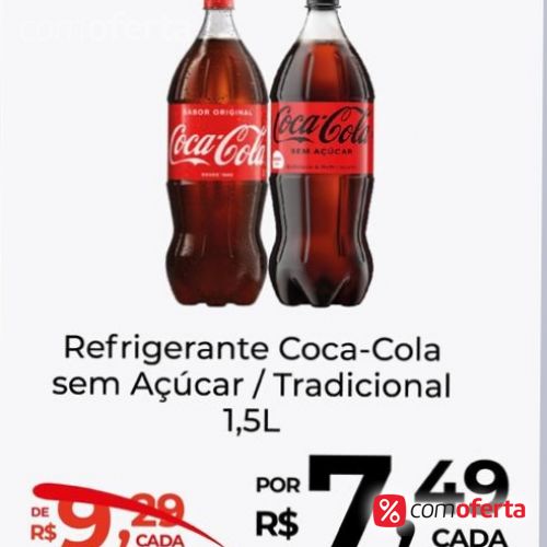 Refrigerante Coca Cola Pet 1,5L