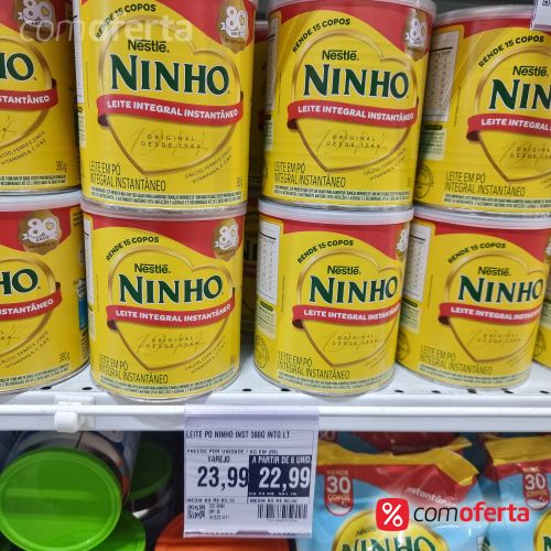 Leite em Pó Nestlé Integral Instantâneo NINHO Forti+ 400g