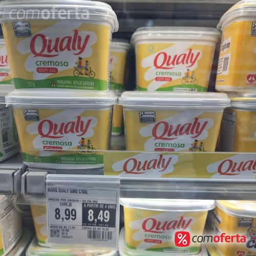 Margarina Qualy Com Sal 500g
