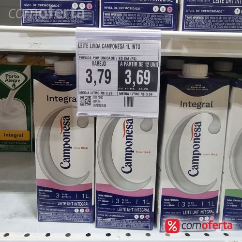 Leite Integral Camponesa 1 litro