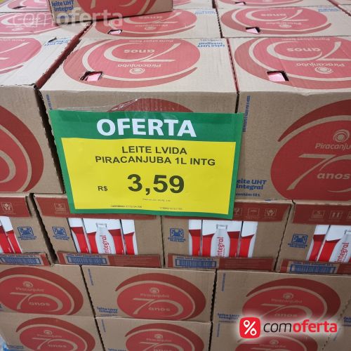 Leite Integral Piracanjuba 1L