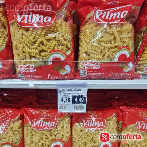 Macarrão Vilma Com Ovos 500g