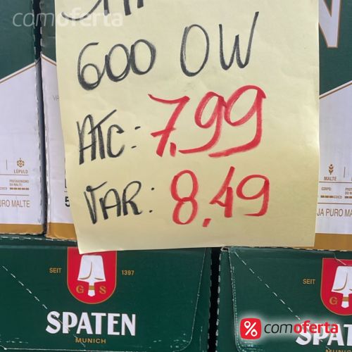 Cerveja Spaten Puro Malte Munich 600ml