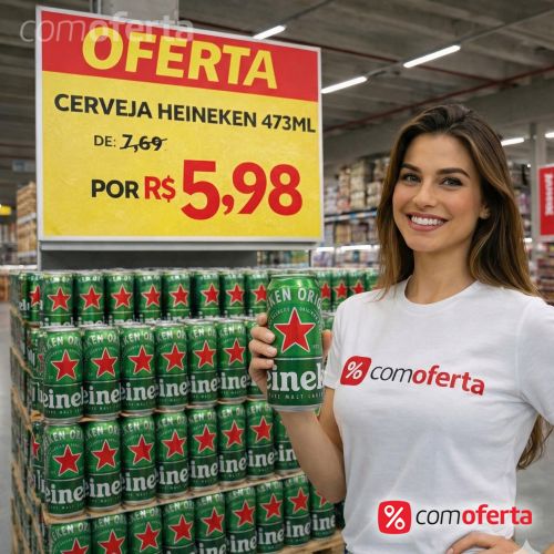 Cerveja Heineken 473ml - Latão