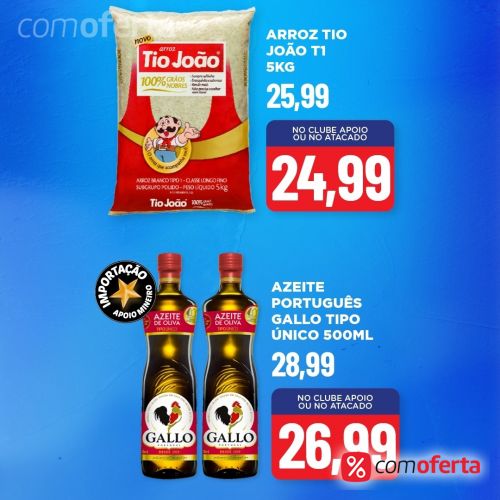Arroz Branco Tio João Tipo 1 - 5kg