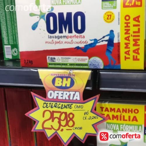 Detergente em Pó Omo Lavagem Perfeita - 2,2 kg