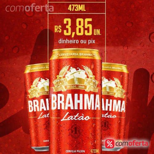 Cerveja Brahma 473ml - Latão