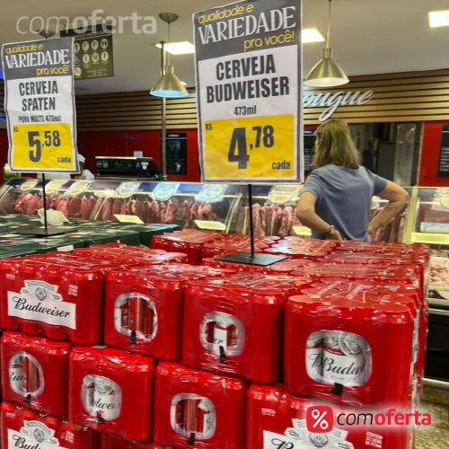 Cerveja Budweiser 473ml - Latão