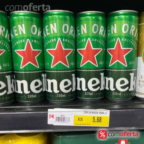 Cerveja Heineken 350ml - Lata