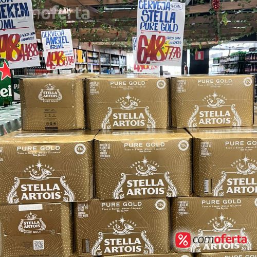 Cerveja Stella Artois Pure Gold 473ml Latão