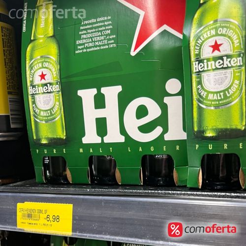 Cerveja Heineken 330ml Long Neck