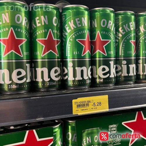 Cerveja Heineken 350ml - Lata