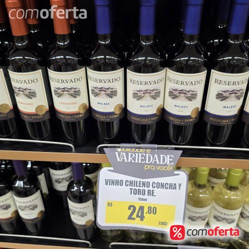 Vinho Chileno Concha Y Toro Reservado 750ml