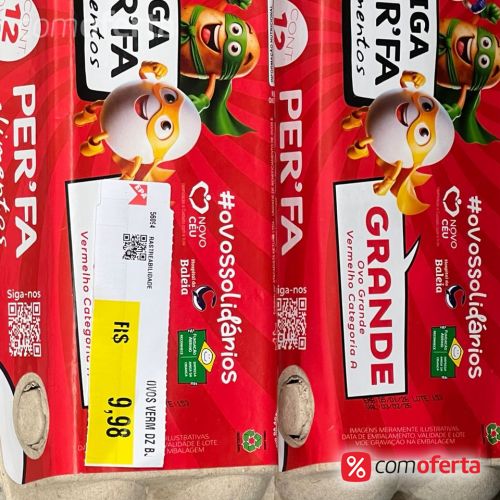 Ovos Vermelhos Dúzia