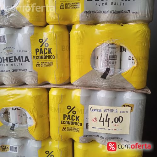 Cerveja Bohemia 473ml Pack 12un