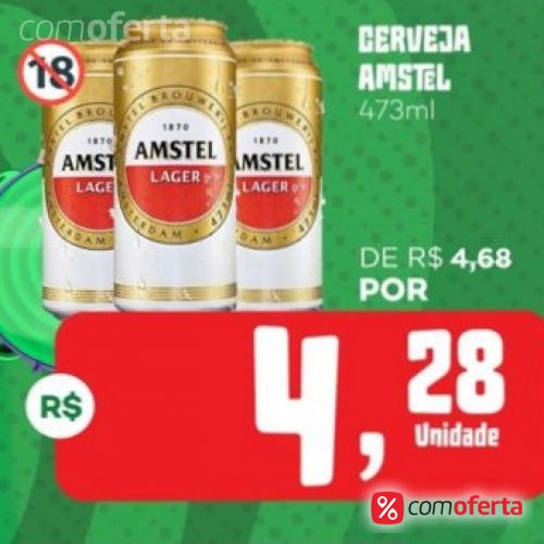 Cerveja Amstel Lager 473ml - Latão