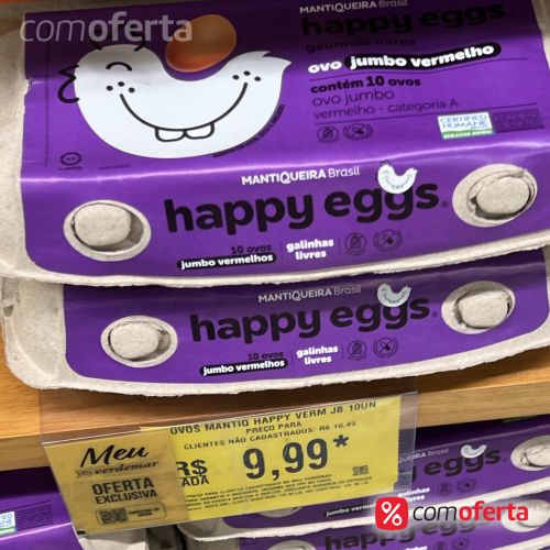 Ovos vermelhos 10 unidades