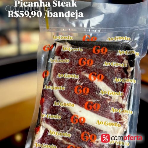 Picanha Bovina Fatiada Steak - Kg