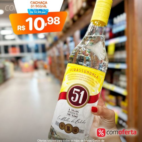 Cachaça Pirassununga 51 - 965ml