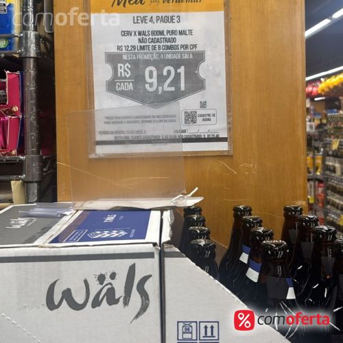 Cerveja X Wals 600ml