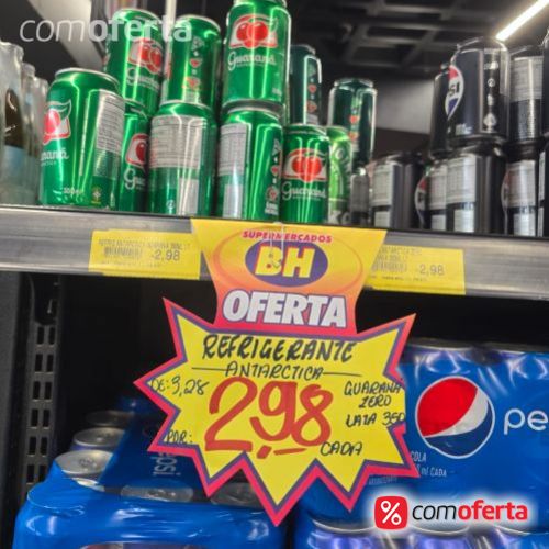 Refrigerante Antarctica Guaraná Zero 350ml