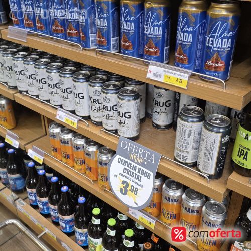 Cerveja Krug Cristal Puro Malte - 473ml Latão