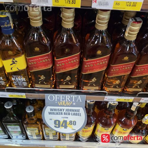 Whisky Johnnie Walker Red Label 1 litro