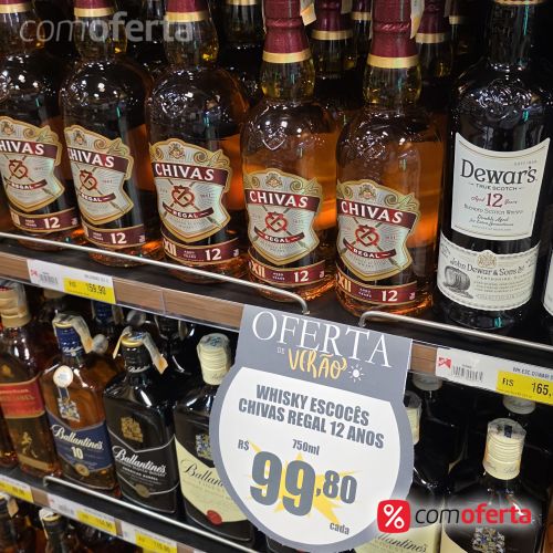Whisky Chivas Regal 12 Anos - 750ml