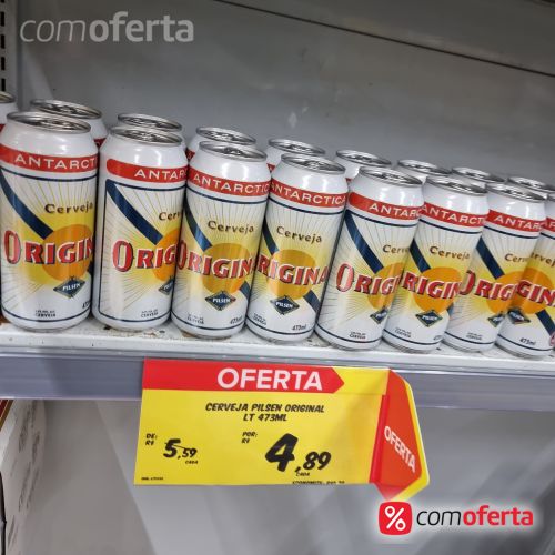 Cerveja Antarctica Original 473ml Latão