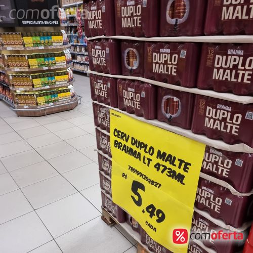 Cerveja Brahma Duplo Malte 473ml - Latão