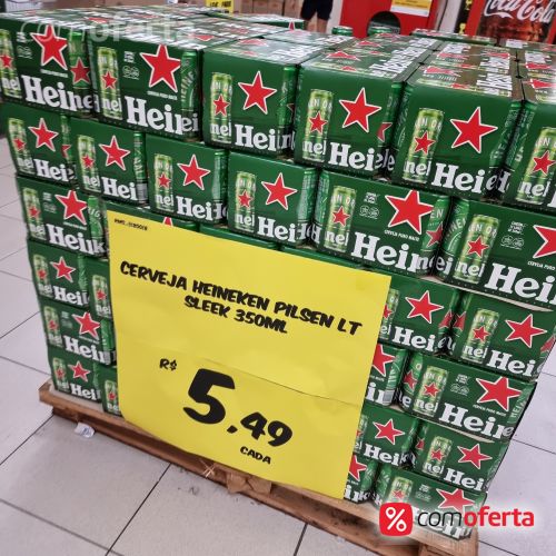 Cerveja Heineken 350ml - Lata