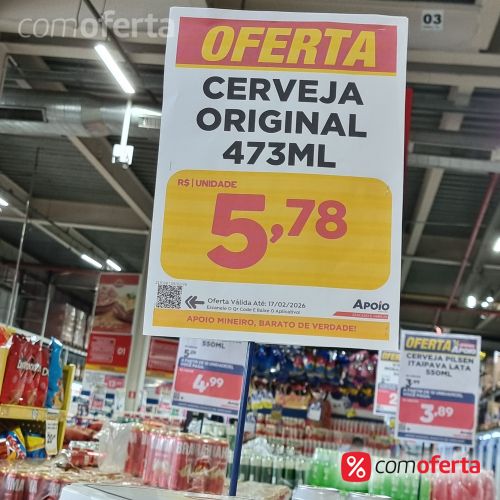 Cerveja Antarctica Original 473ml Latão