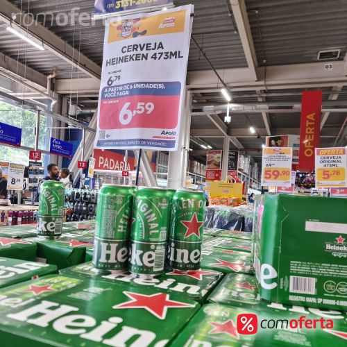 Cerveja Heineken 473ml - Latão