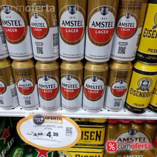 Cerveja Amstel Lager 473ml - Latão