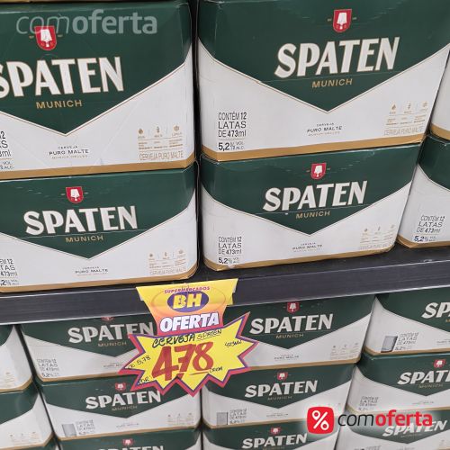 Cerveja Spaten Puro Malte Munich 473ml - Latão
