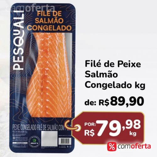 Peixe Filé de Salmão - Kg