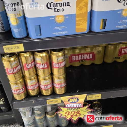 Cerveja Brahma Zero Alcool 350ml - Lata