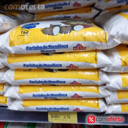 Farinha de Mandioca Pachá Crua 1kg