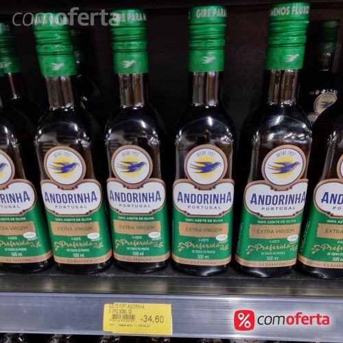 Azeite Português de Oliva Andorinha Extra Virgem 500ml