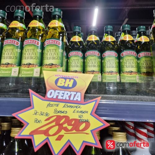 Azeite Espanhol de Oliva Extra Virgem Borges Vidro 500ml