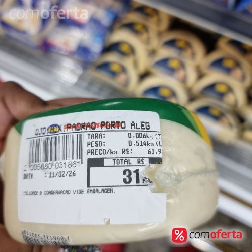 Queijo Minas Padrão Porto Alegre - Kg