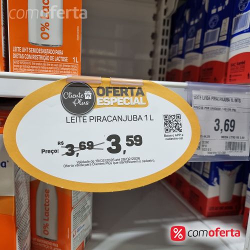 Leite Integral Piracanjuba 1L