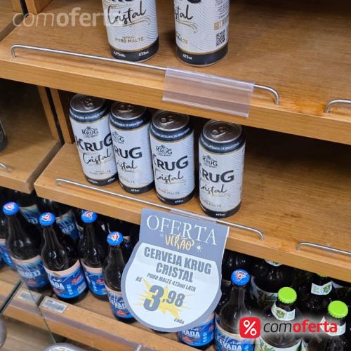 Cerveja Krug Cristal Puro Malte - 473ml Latão