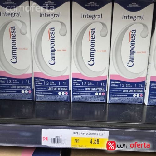 Leite Integral Camponesa 1 litro